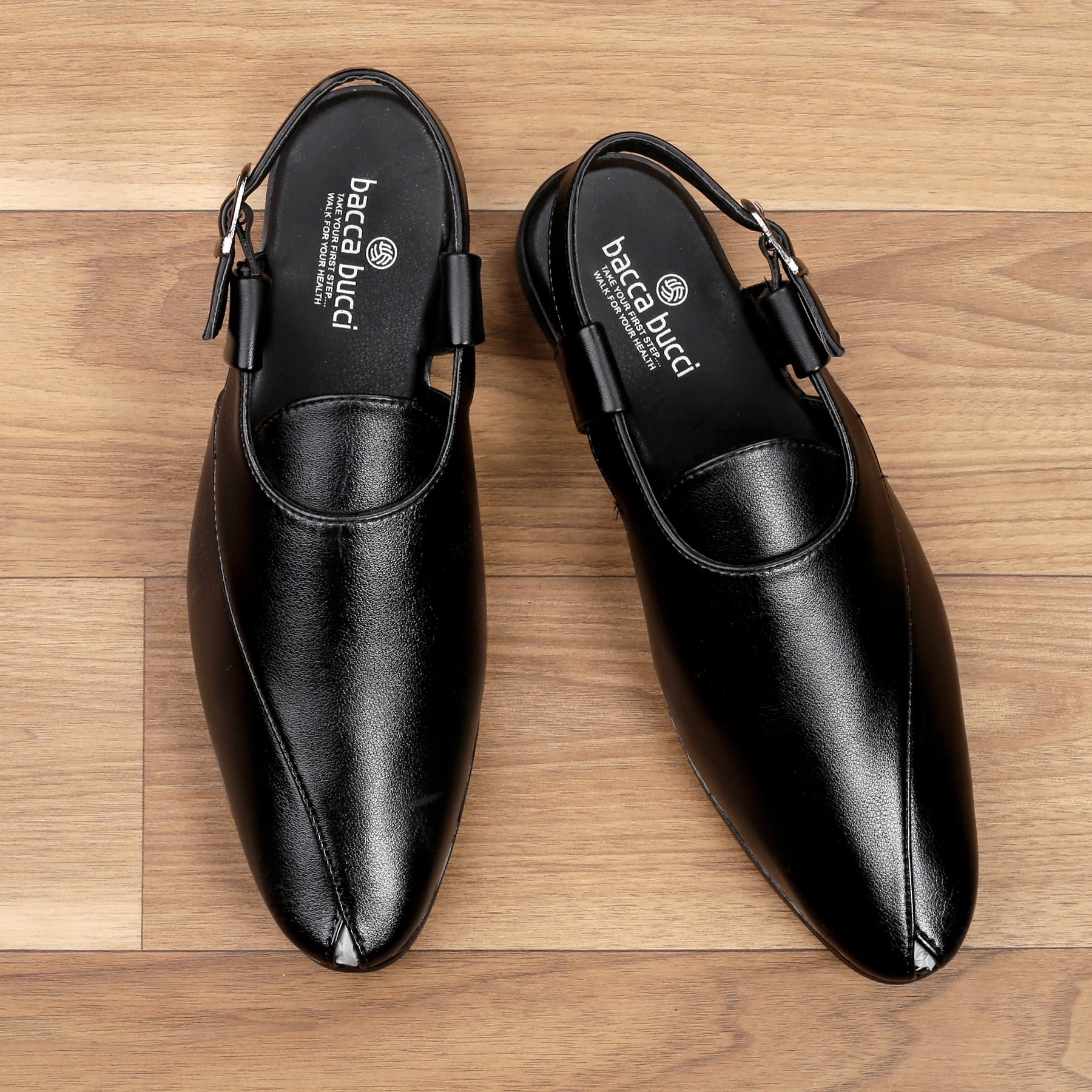 Bacca Bucci NOBILITY Close-Toe Outdoor Open Ethnic Sandals with Buckle Replica Slippers