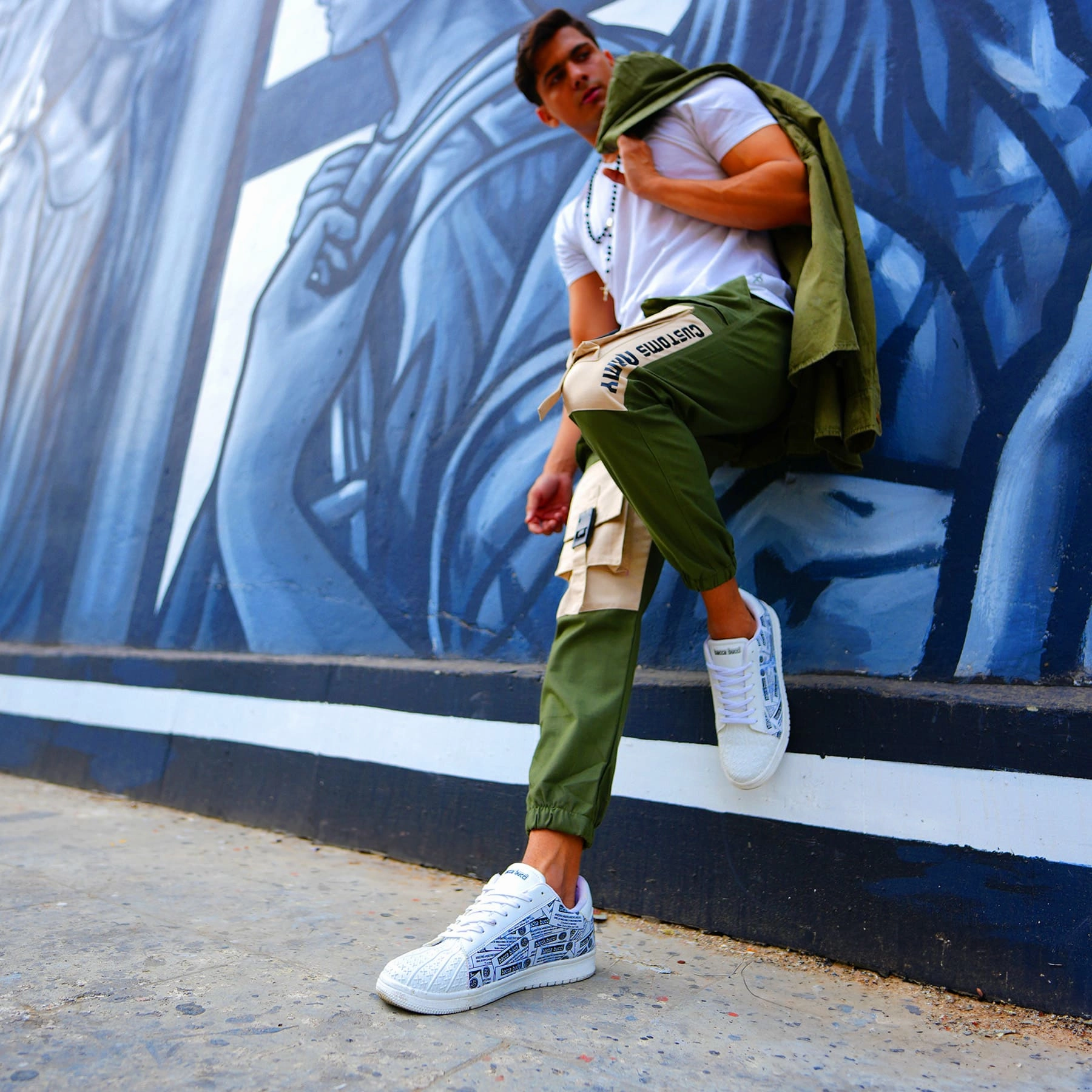 Woven Leather Flat Shoes Bacca Bucci Raven