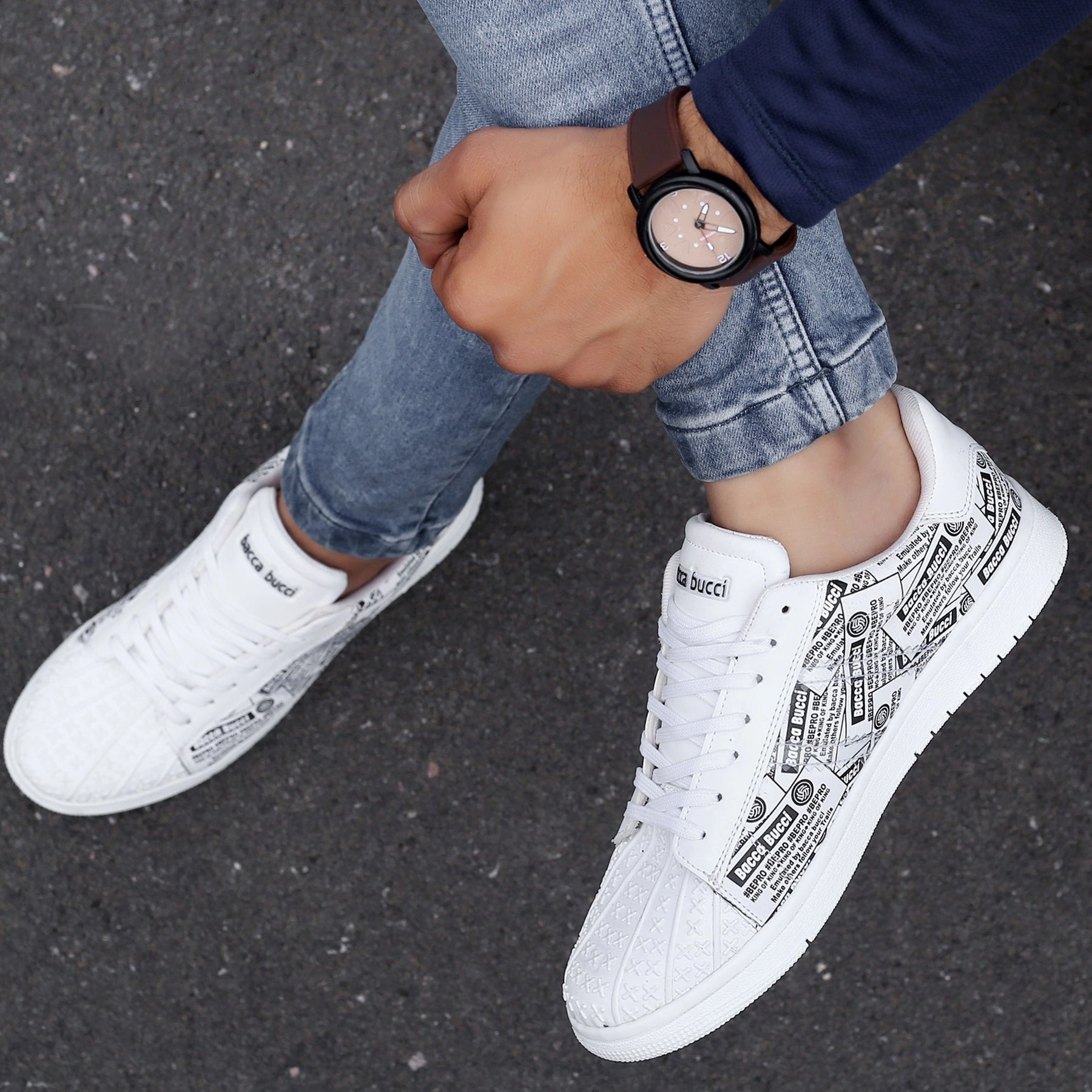 Flat 1950s Shoes Bacca Bucci Raven