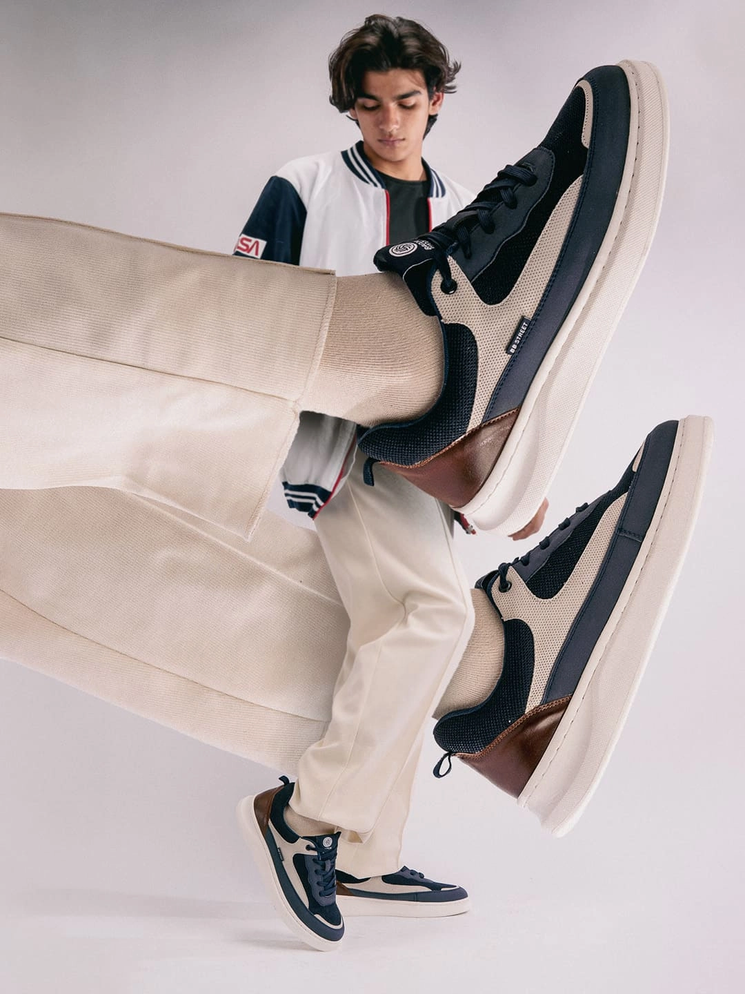 Best Jeans To Wear With Sneakers Bacca Bucci VIBE-STEP Men's Low-Top Sneakers