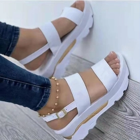 Skechers Cali Sandals Back to school outfit Sonicelife  Women Sandals Summer Platform Sandals With Wedges Shoes For Women New Summer Sandalias Mujer Platform Heels Sandals Shoes Female