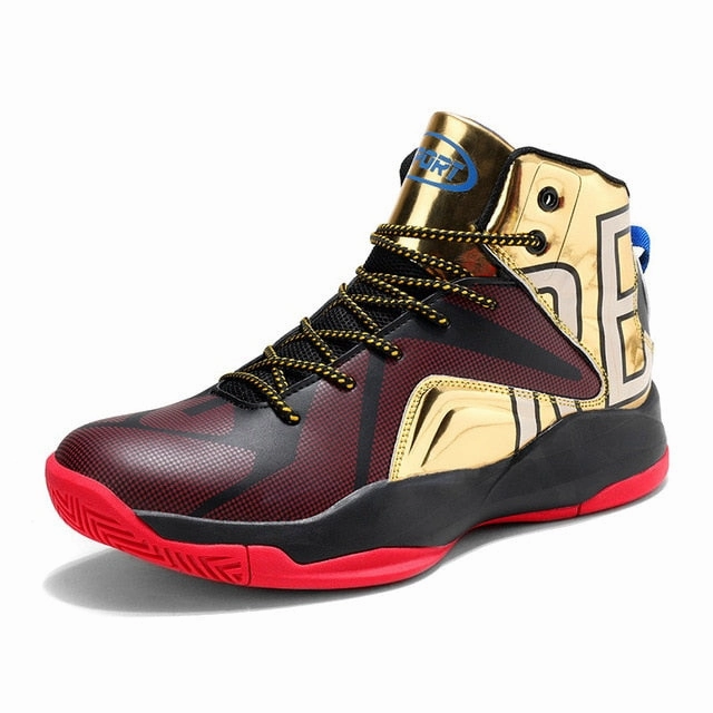 Basketball Shoes Men Lebron James High Top Sport Shoes Male Lightweight Outdoor Flat Shoes Lace-Up Men Shoes Breathable Sneakers Cute Flat Bridal Shoes