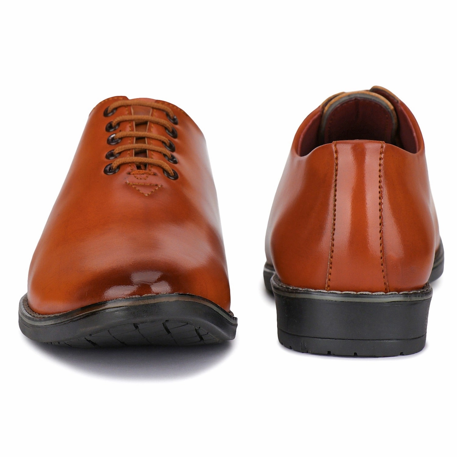 Crystal Slides Bersache Comfortable Formal Outdoor Stylish Officewear Partywear Shoes For Men 9102 (Brown)