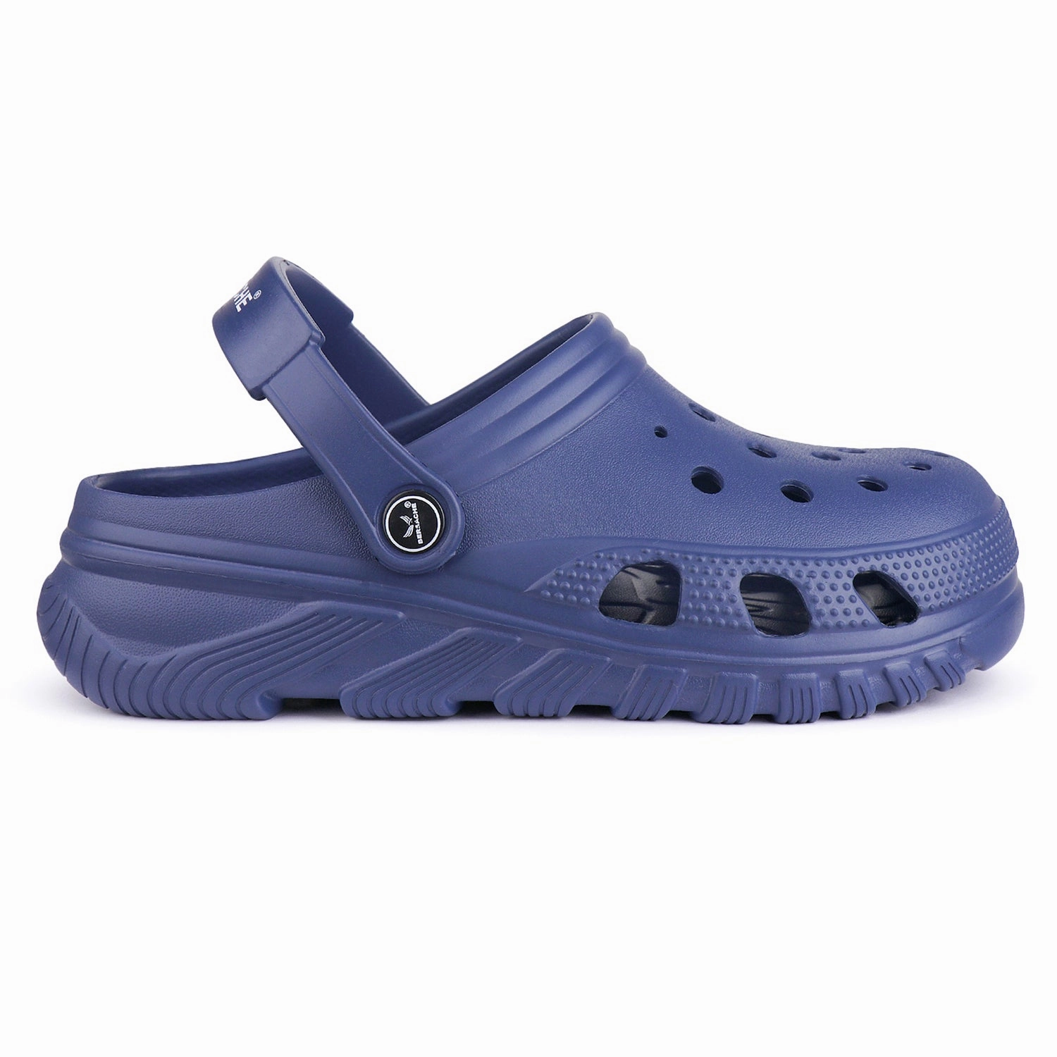 Bersache Extra Soft Classic Casual with  Regular wear with Ultra Soft & Flexibility Technology Clog for Men's & Boy's (6133 Blue) Whale Slippers