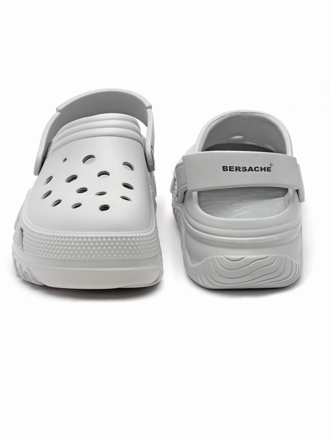 Bersache Extra Soft Classic Casual with  Regular wear with Ultra Soft & Flexibility Technology Clog's for Men's & Boy's (6092-Grey) Terrifier Slippers Spirit Halloween