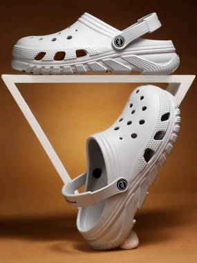 Bersache Extra Soft Classic Casual with  Regular wear with Ultra Soft & Flexibility Technology Clog's for Men's & Boy's (6092-Grey) Slippers Oak Leaf Hydrangea