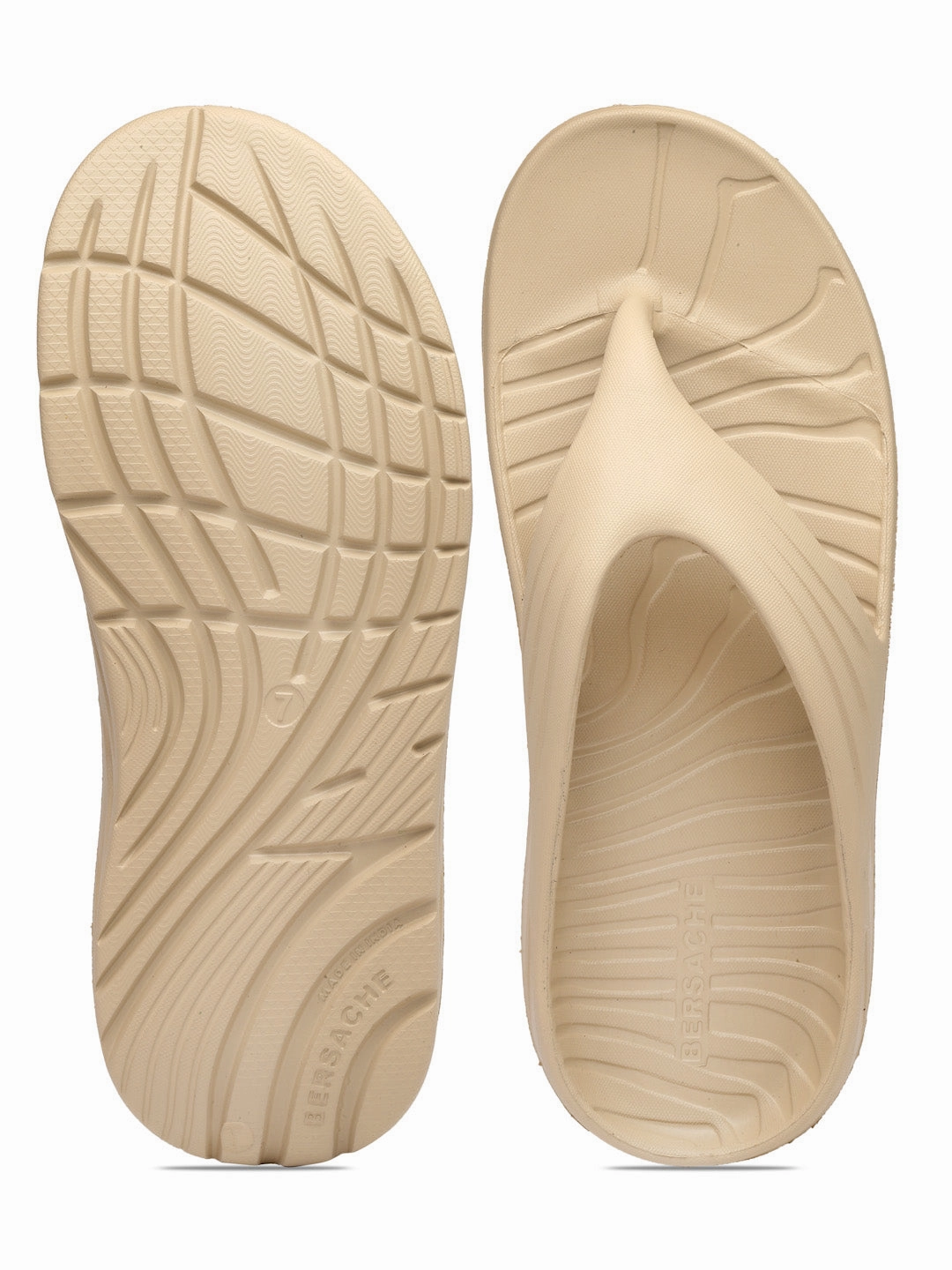 Bersache Extra Soft Classic Casual with  Regular wear with Ultra Soft & Flexibility Technology Clog's for Men's & Boy's (6095-Beige) Tasmanian Slippers