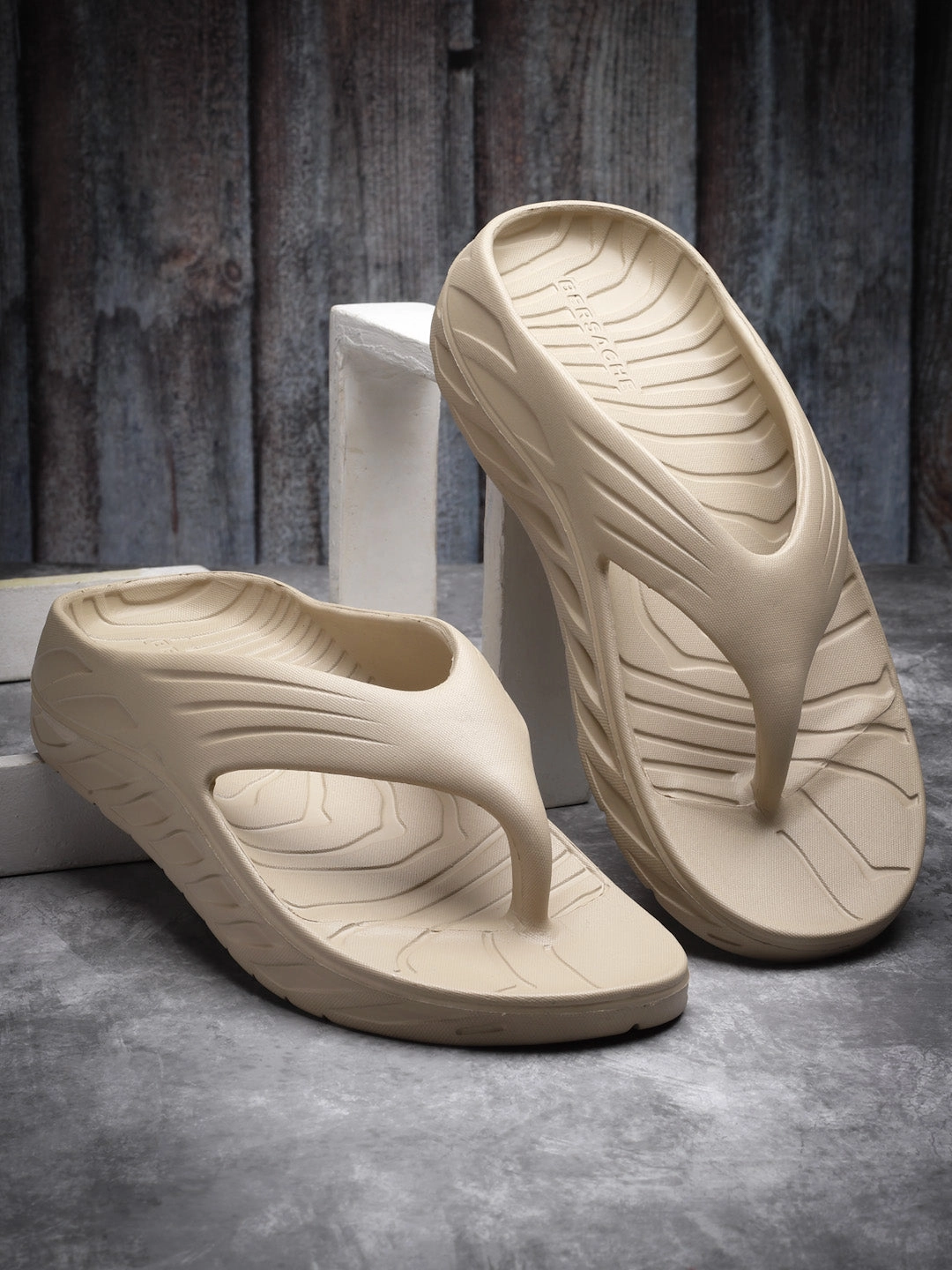 Bersache Extra Soft Classic Casual with  Regular wear with Ultra Soft & Flexibility Technology Clog's for Men's & Boy's (6095-Beige) Slippers Bunny