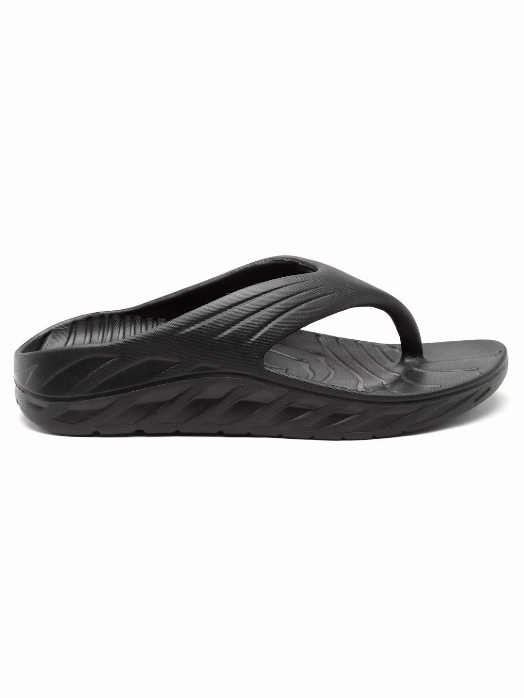 Orange Slide Bersache Extra Soft Classic Casual with  Regular wear with Ultra Soft & Flexibility Technology Clog's for Men's & Boy's (6097-Black)