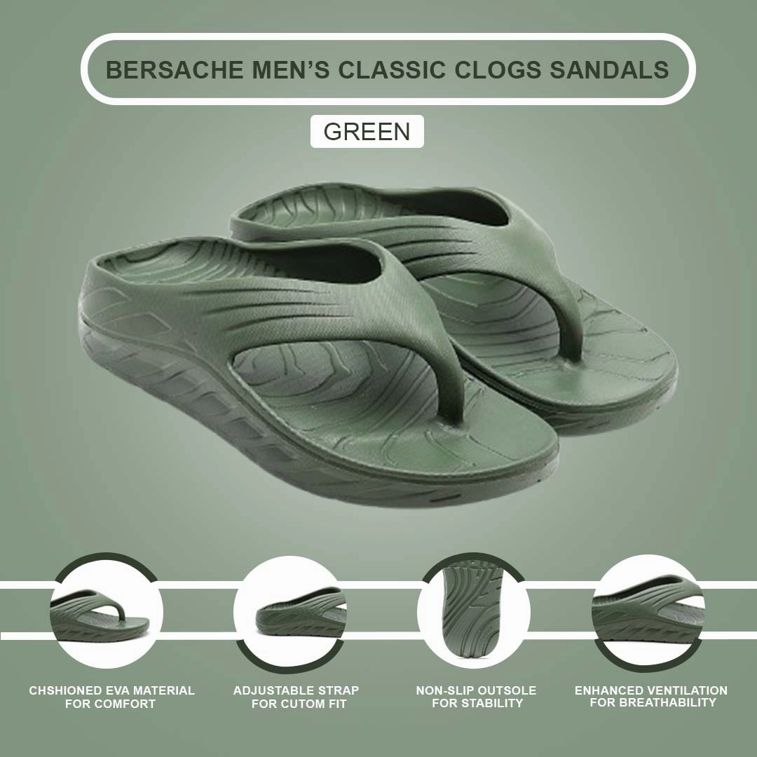 Bersache Extra Soft Classic Casual with  Regular wear with Ultra Soft & Flexibility Technology Clog's for Men's & Boy's (6099- Tasman Slippers Sale
