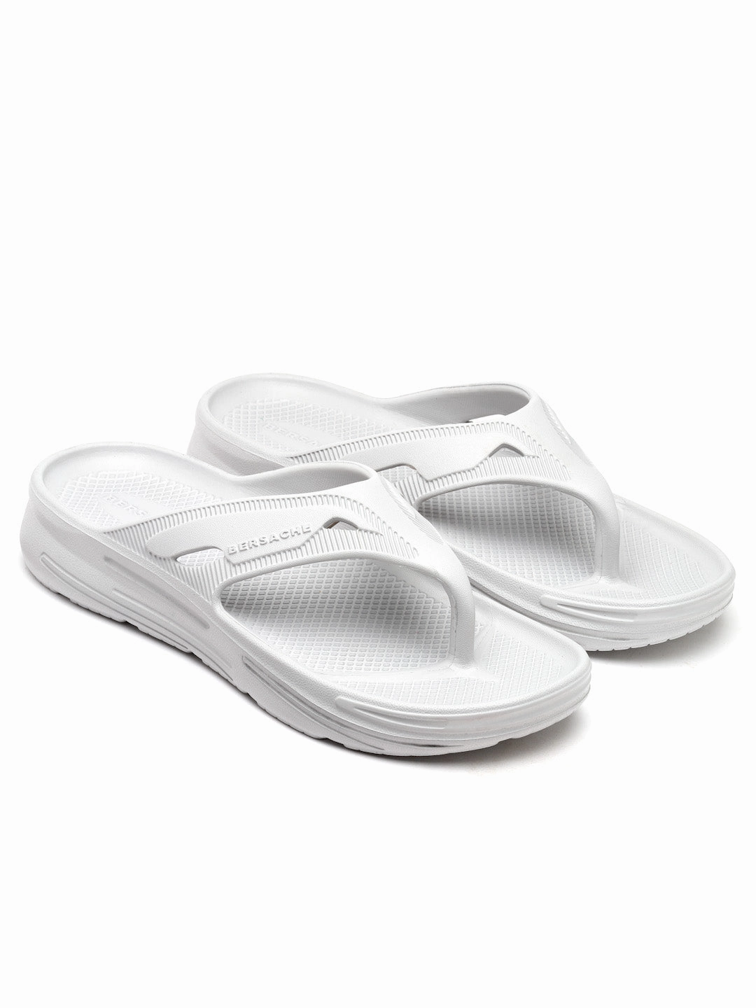 Bersache Extra Soft Classic Casual with  Regular wear with Ultra Soft & Flexibility Technology Clog's for Men's & Boy's (6120-White) Slippers Dupe