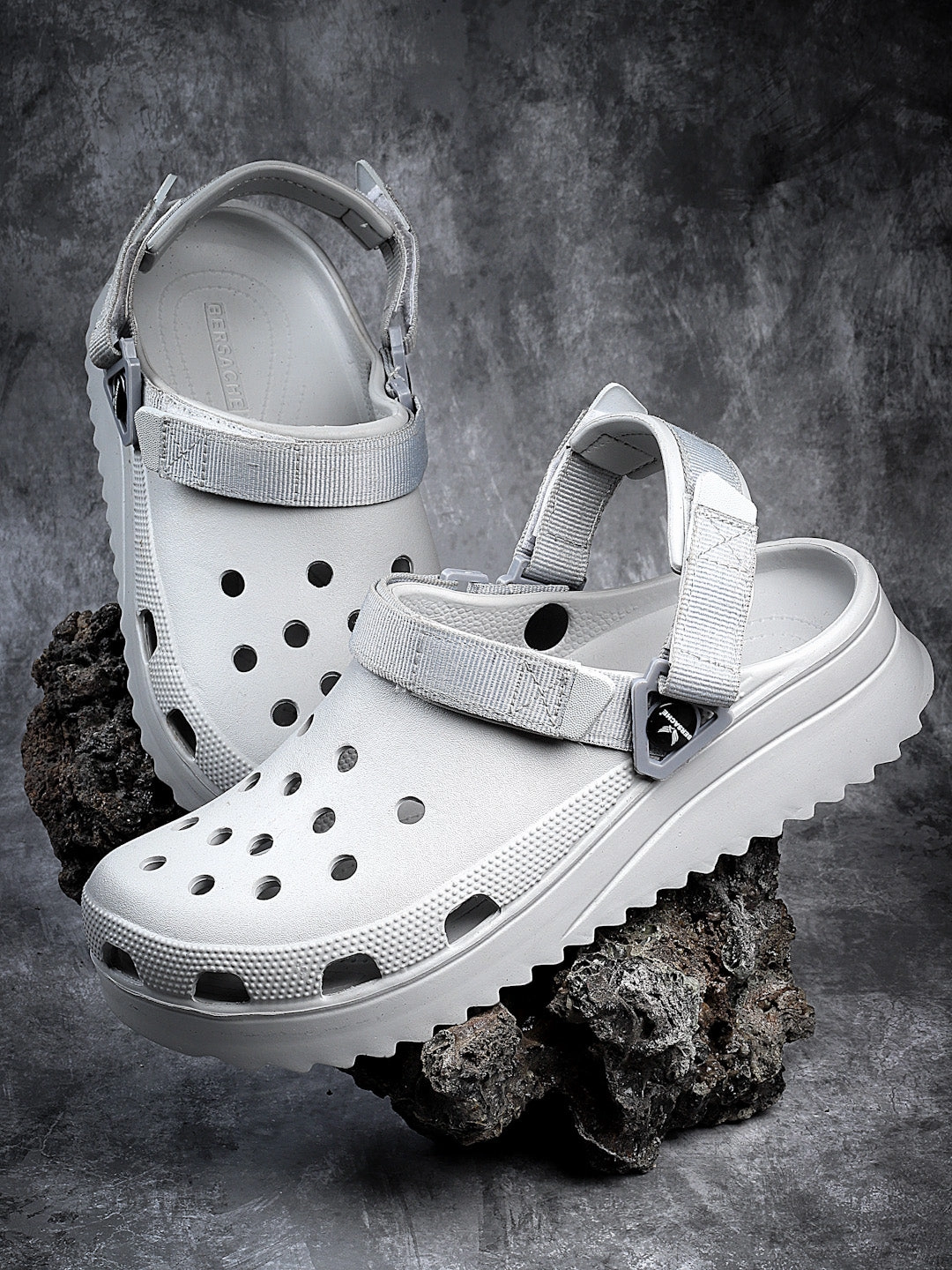 Bersache Extra Soft Classic Casual with  Regular wear with Ultra Soft & Flexibility Technology Clog's for Men's & Boy's (6136-Gray) Quiet Slippers For Hardwood