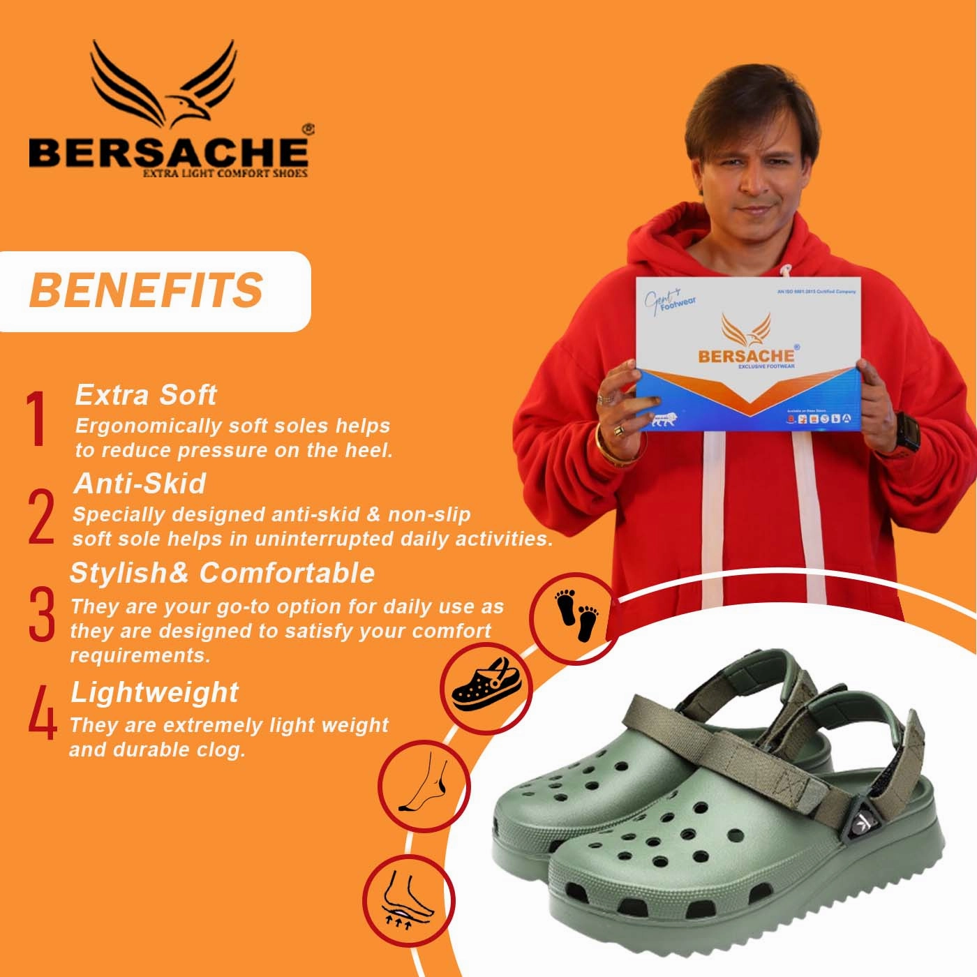 Free Knitting Pattern For Slippers Bersache Extra Soft Classic Casual with  Regular wear with Ultra Soft & Flexibility Technology Clog's for Men's & Boy's (6139-Green)