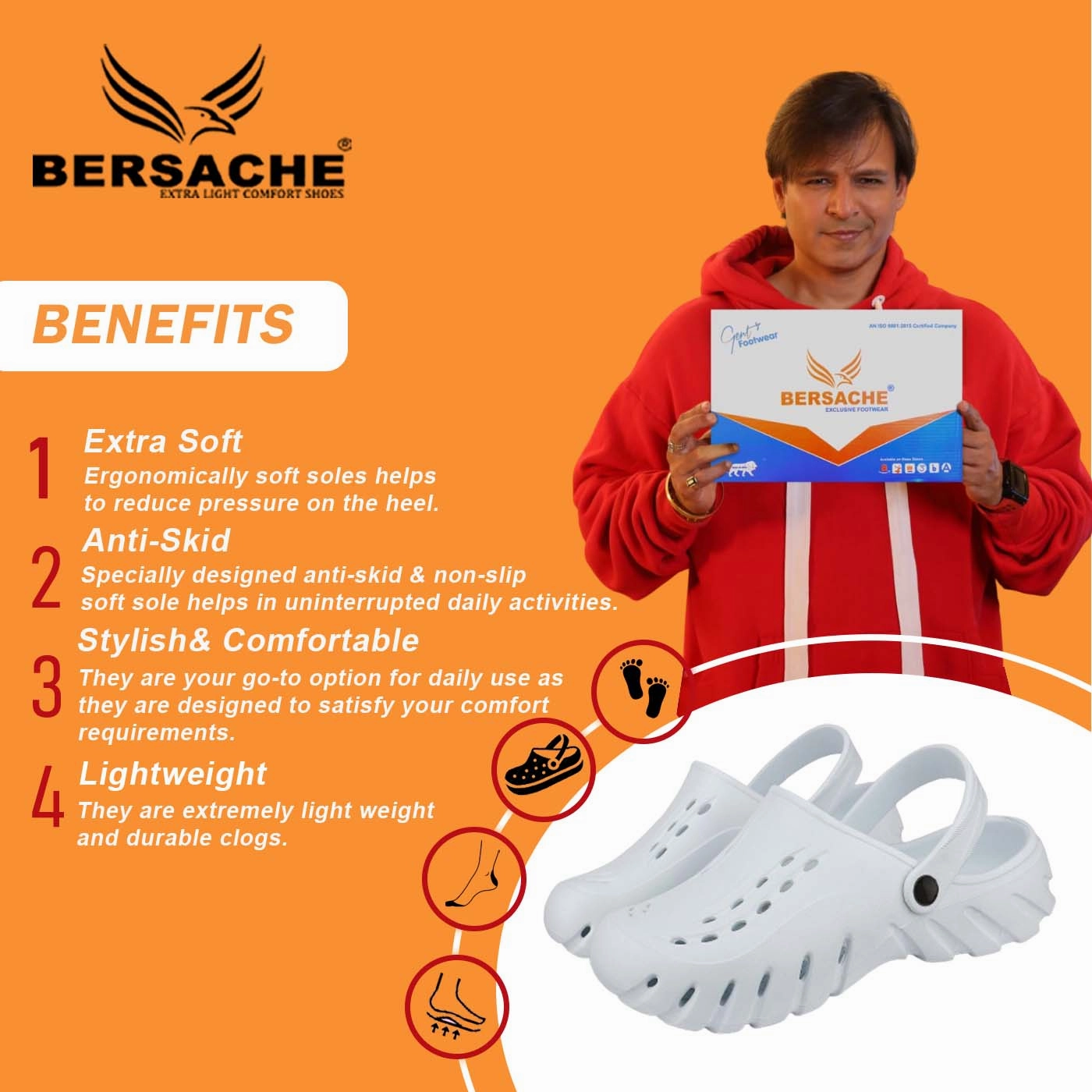 Soft Sole Slippers For Ladies Bersache Extra Soft Classic Casual with  Regular wear with Ultra Soft & Flexibility Technology Clogs for Men's & Boy's 6003 Grey