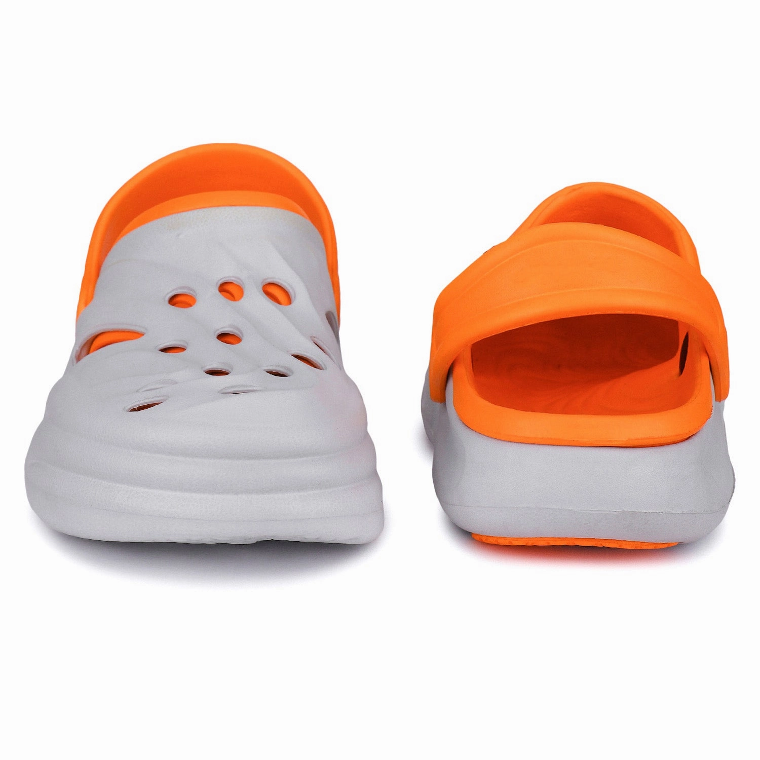 Bersache Extra Soft Classic Casual with  Regular wear with Ultra Soft & Flexibility Technology Clogs for Men's & Boy's 6030-Orange Best Spa Slippers