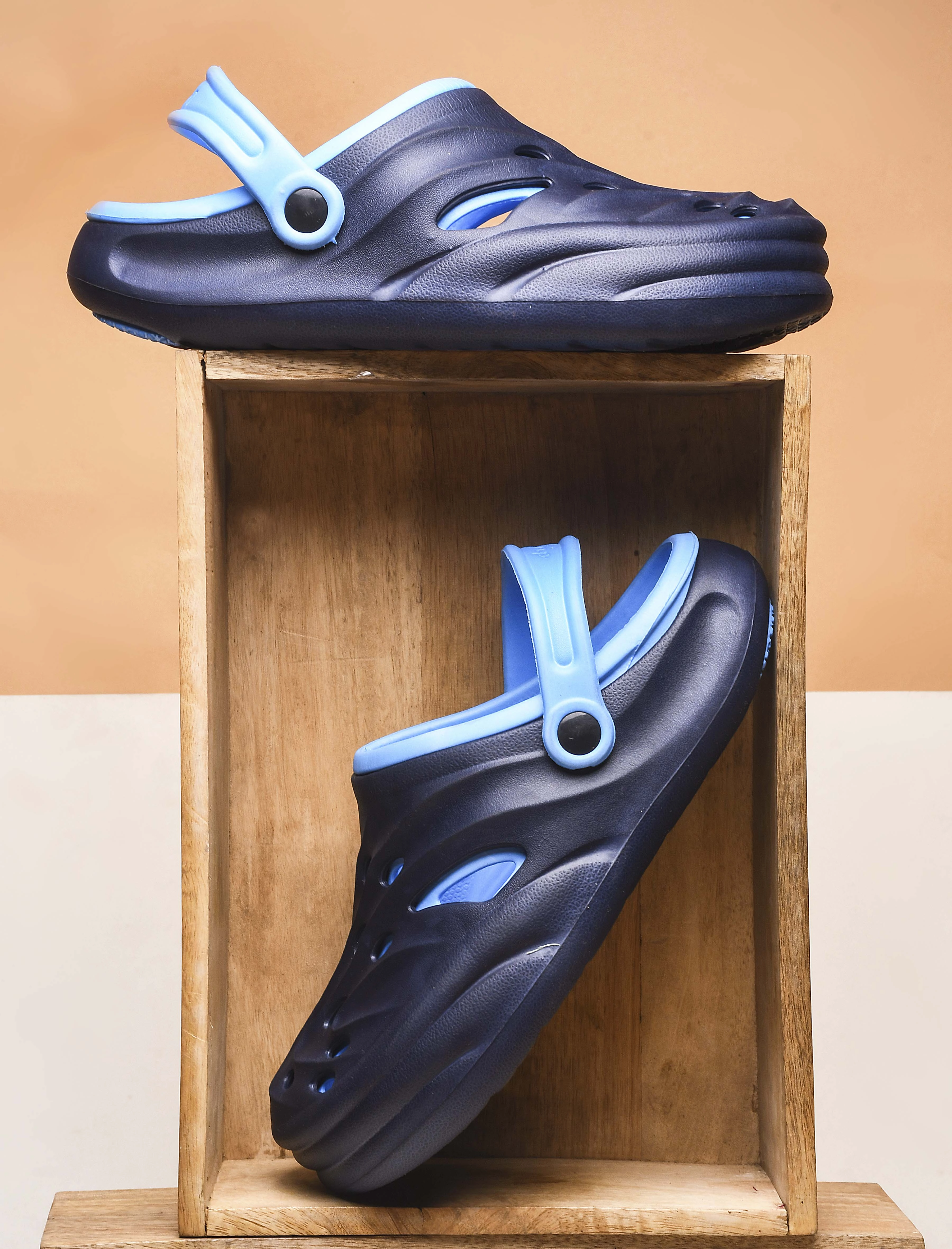 Squishmellow Slippers Bersache Extra Soft Classic Casual with  Regular wear with Ultra Soft & Flexibility Technology Clogs for Men's & Boy's 6031-Navy