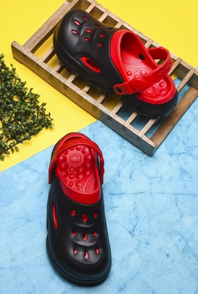 Bersache Extra Soft Classic Casual with  Regular wear with Ultra Soft & Flexibility Technology Clogs for Men's & Boy's 6032-Red Slippers Colors