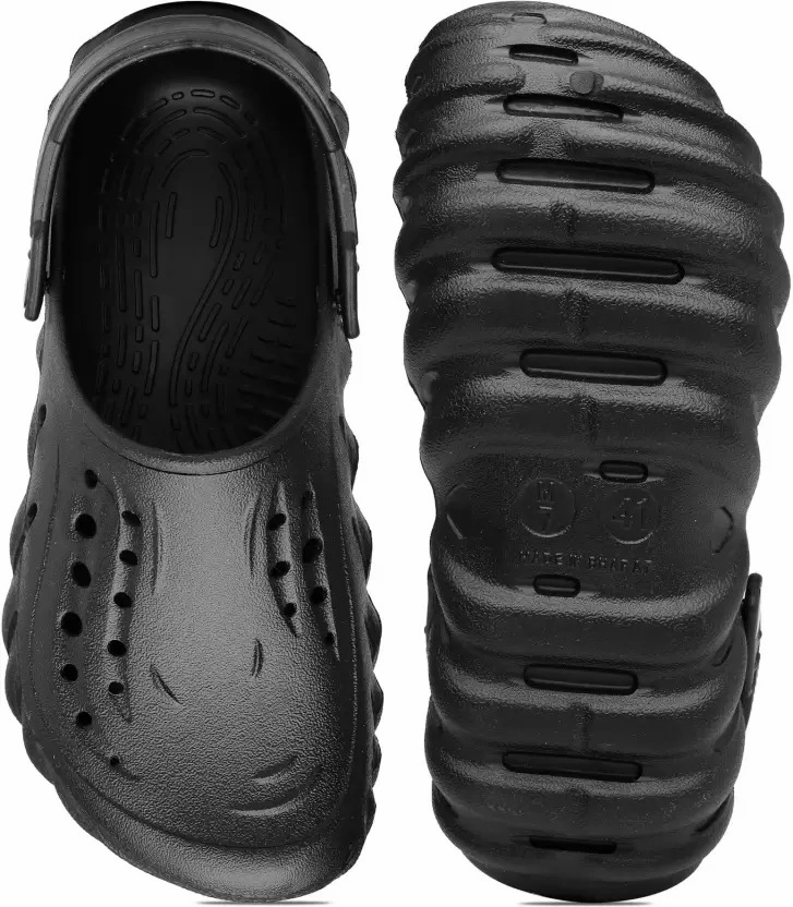 Dxl Slippers Bersache Extra Soft Classic Casual with  Regular wear with Ultra Soft & Flexibility Technology Clogs for Men's & Boy's 6039 (Black)