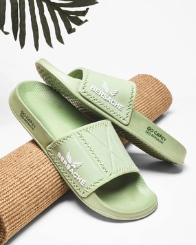 Lambskin Slippers Bersache Extra Soft Classic Casual with  Regular wear with Ultra Soft & Flexibility Technology Clogs for Men's & Boy's 6044 (Green)