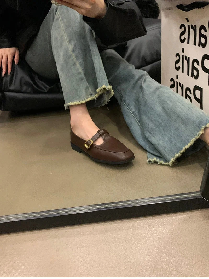 Fitflop Delicato Loafers binfenxie 2024 Spring Autumn Women Flat Shoes Fashion Ladies Shallow Slip On Mary Jane Shoes Female Round Toe Shoes