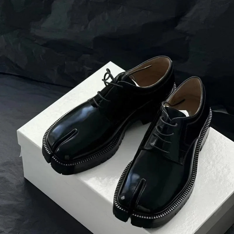 Cool Penny Loafers binfenxie  -  New Split Toe Flats Women Slip-On Casual Shoes Women Fashion Mary Janes Tabi Shoes Pig Hoof Shoes Woman Loafers Chaussure Femme