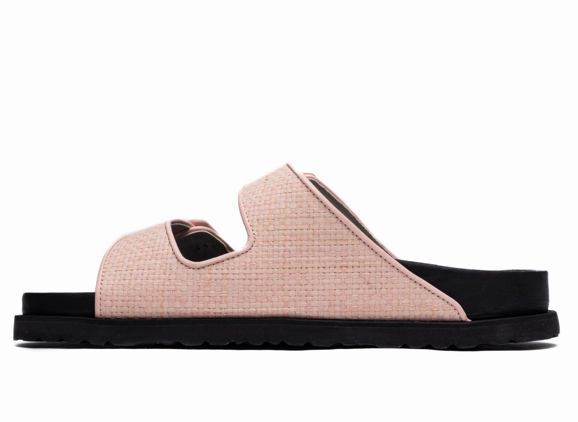 Birkenstock Arizona Raffia Luxe 1774 in Chintz Rose Caribloop.com Sandals