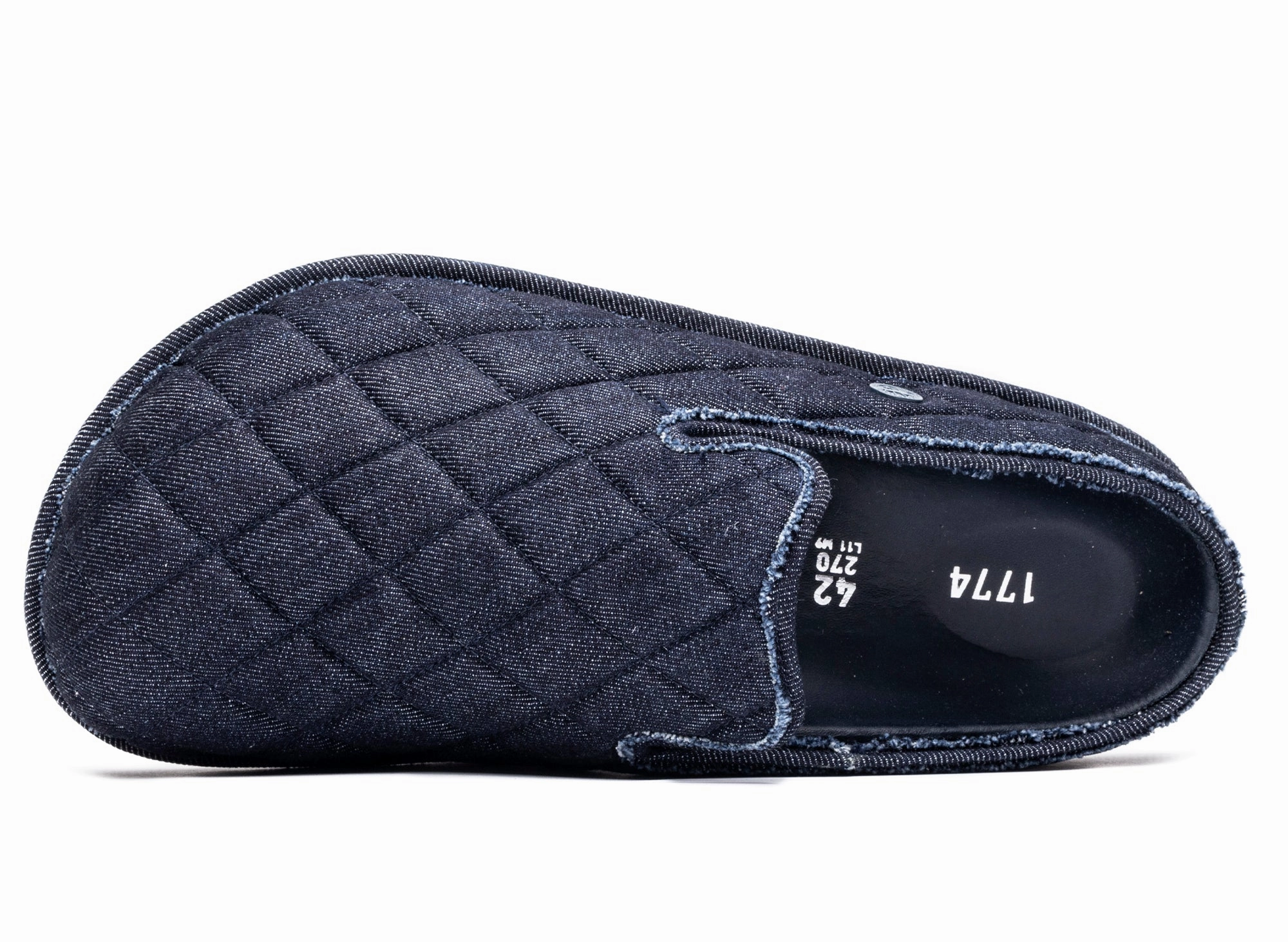 Sandals Thong Birkenstock Davos Stone Washed Denim 1774 'Dark Wash Denim'