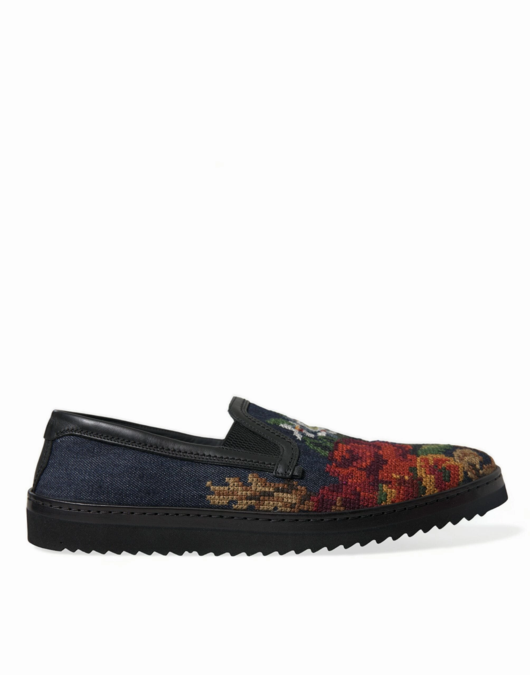 Dolce & Gabbana Multicolor Floral Slippers Men Loafers Shoes Slippers Minecraft Research