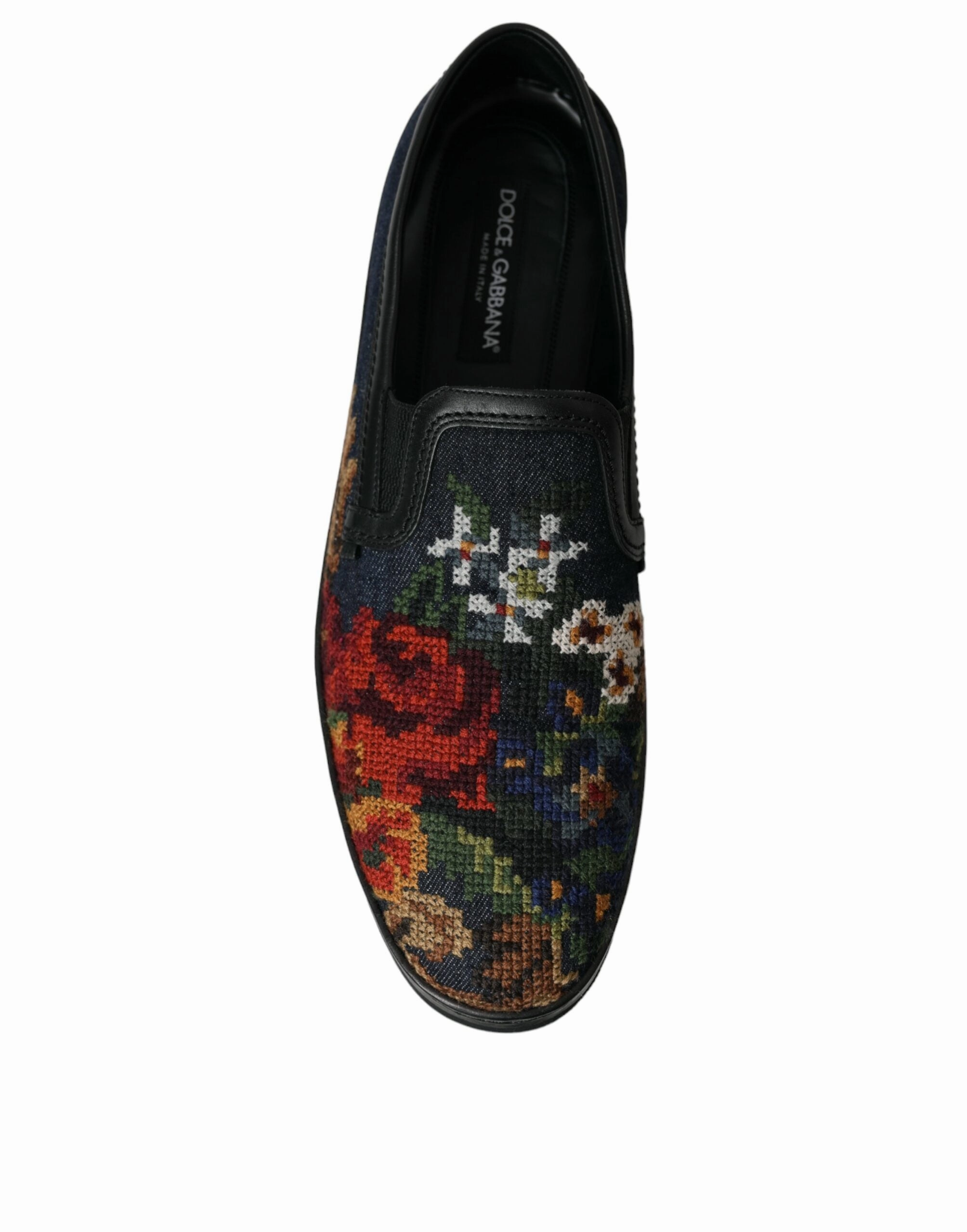Dolce & Gabbana Multicolor Floral Slippers Men Loafers Shoes Mole Slippers Osrs