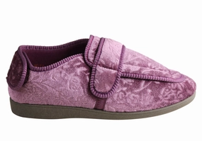 Misha Slippers Homyped Alex 2 Womens Comfortable Supportive Wide Width Slippers