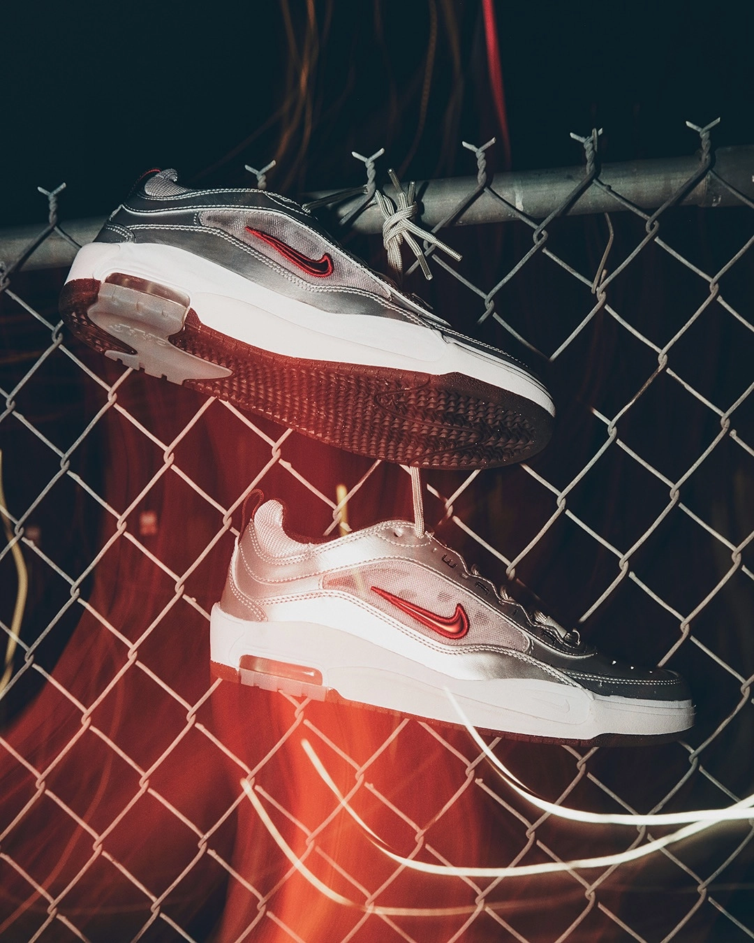 Nike SB Air Max Ishod Premium "Silver Bullet" Skate Shoes Asics Shoes Stylish