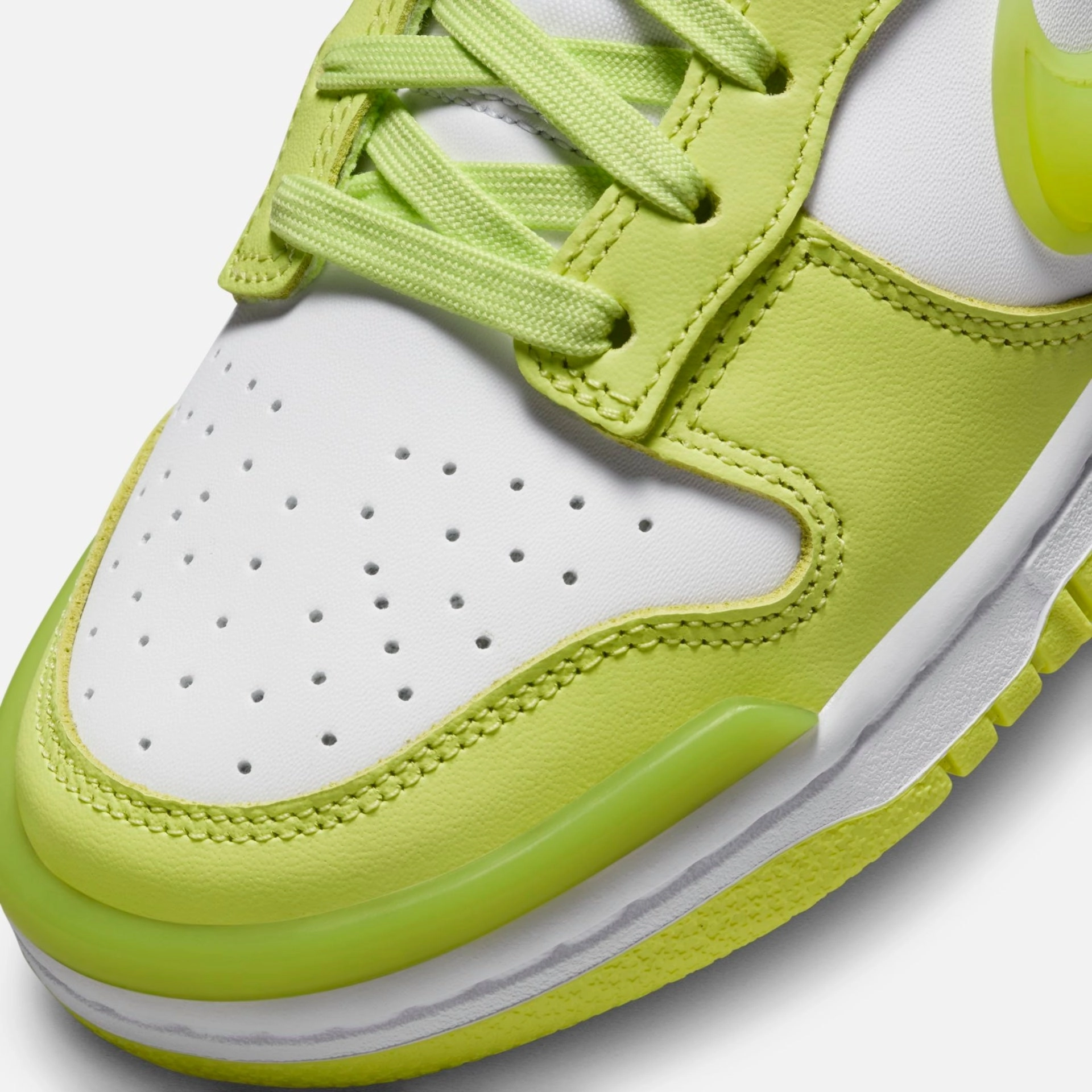 Nike Women's Dunk Low Twist Shoes - Light Lemon Twist Asics Lite Show Shoes