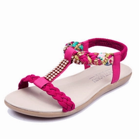 Flip Flops Wet Bohemian Women Sandals Fashion Flip Flops Women Shoes  Summer Flat Sandals Fashion Beach Sandals Ladies Shoes
