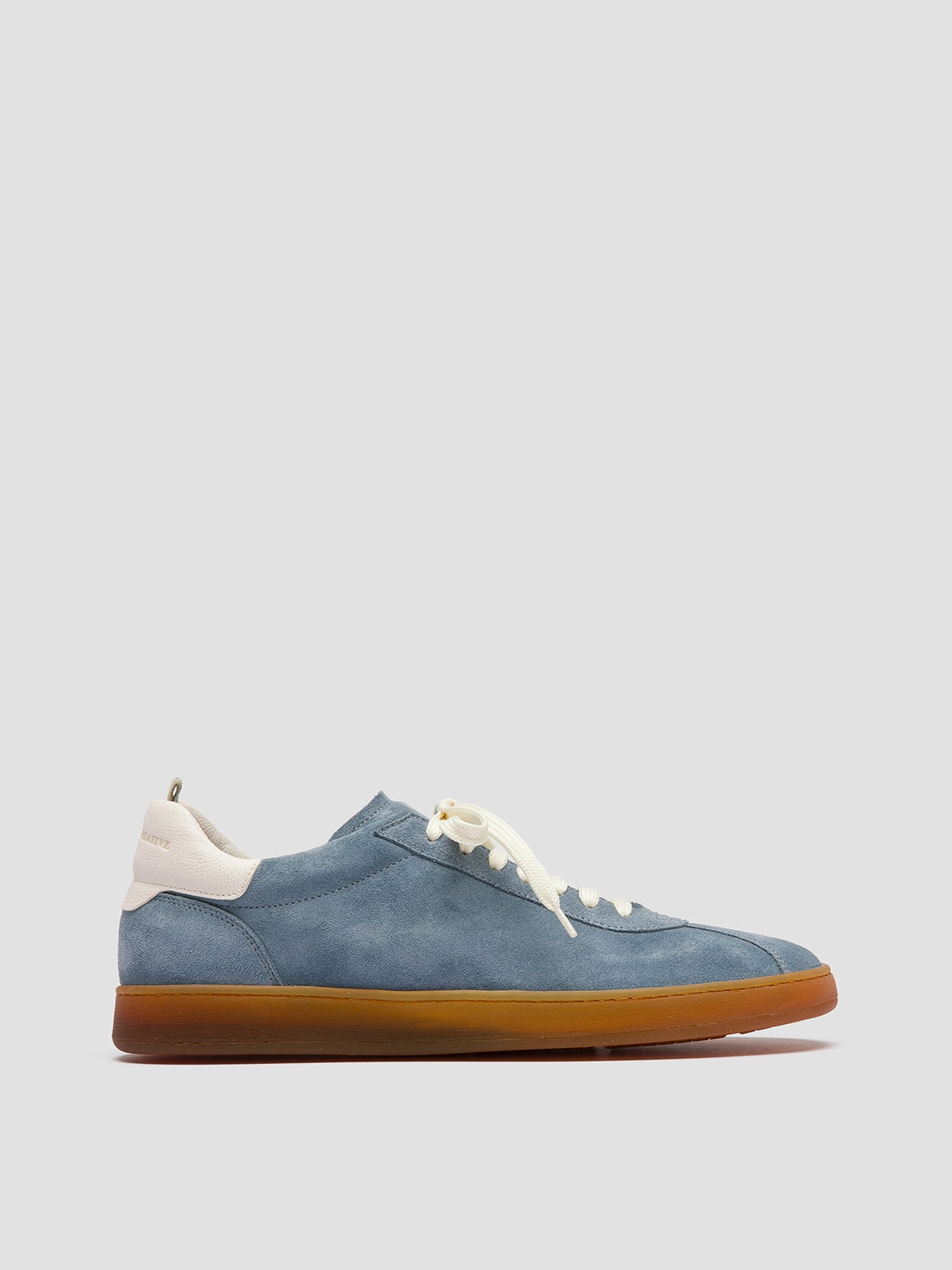HALO 001 - Blue Leather and Suede Low Top Sneakers Earth Kalso Sneakers
