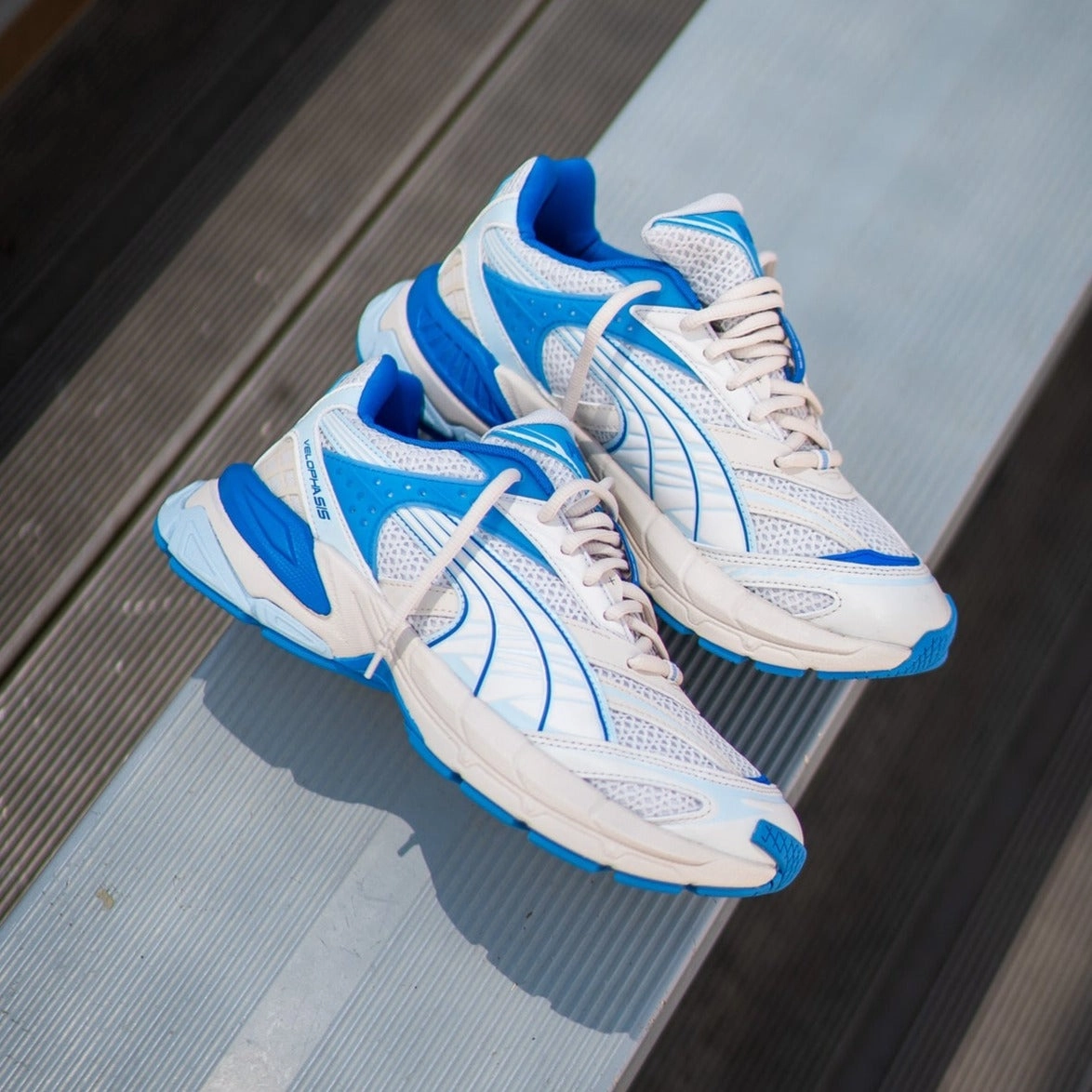 Puma Gs One Golf Shoe PUMA Velophasis Technisch Sneakers  - Vapor Gray-Ultra Blue-Regal Blue