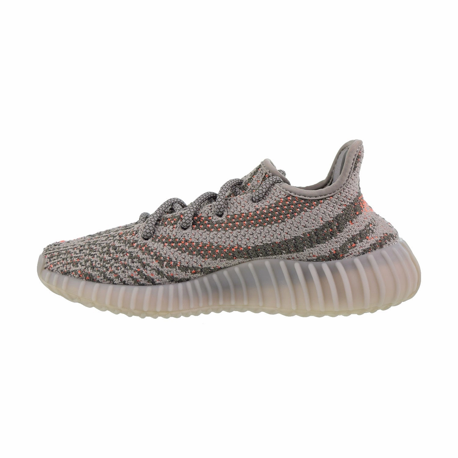 Adidas Yeezy Boost 350 V2 Men's Shoes Reflective-Steeple Grey-Solar Red Adidas Shoes Spiderman