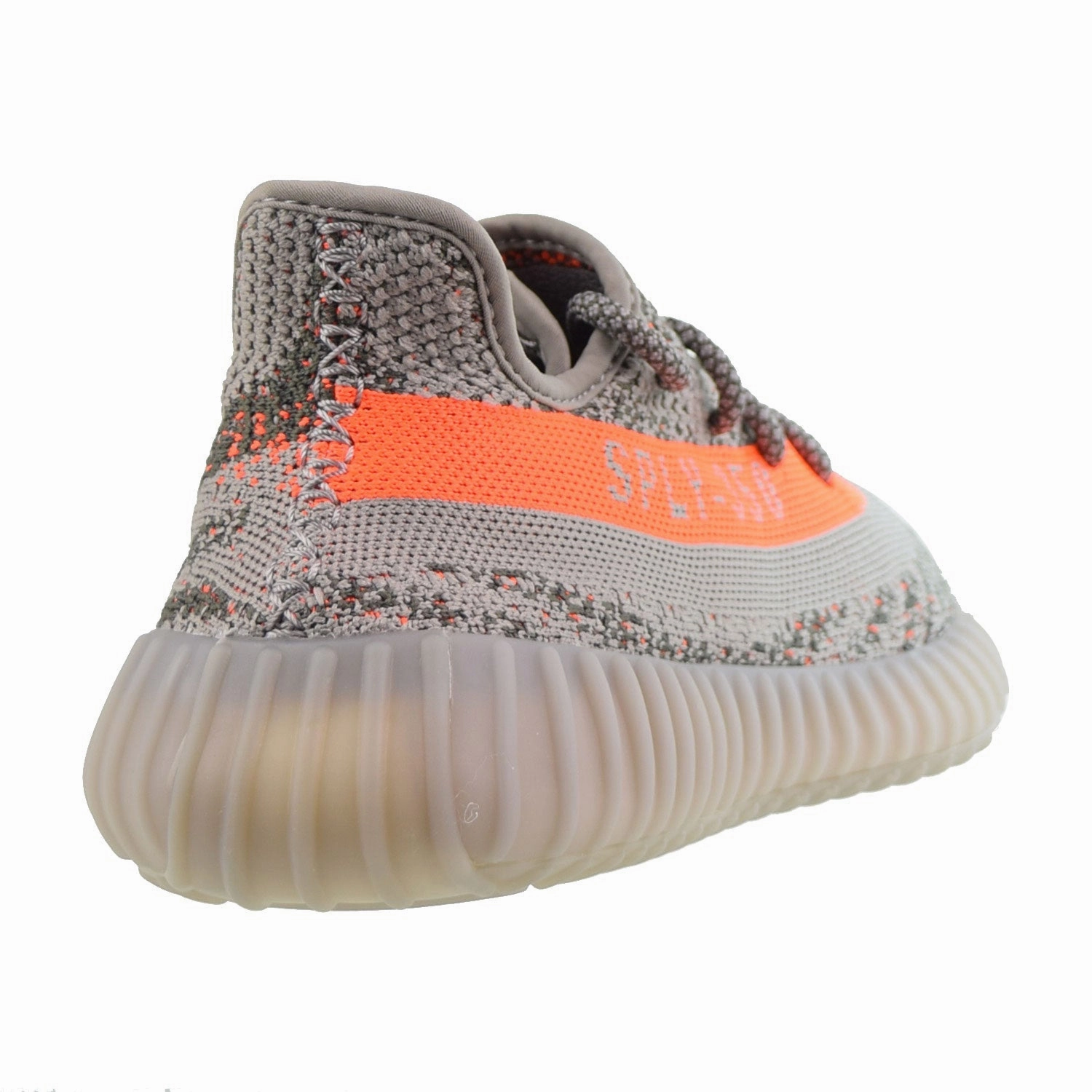 Adidas Shell Toe Athletic Shoes Adidas Yeezy Boost 350 V2 Men's Shoes Reflective-Steeple Grey-Solar Red