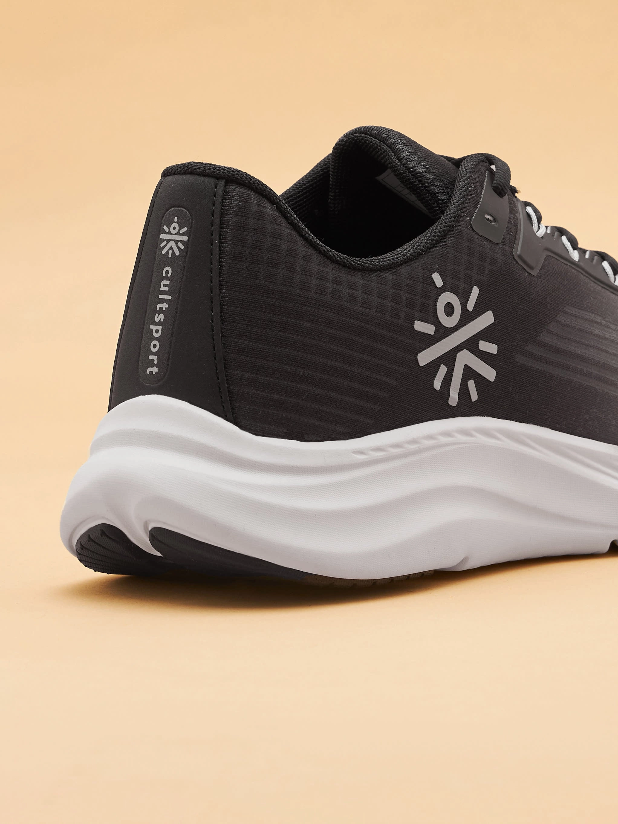 Fast Running Thunderbird Men Running Shoes - Black/Ash Grey