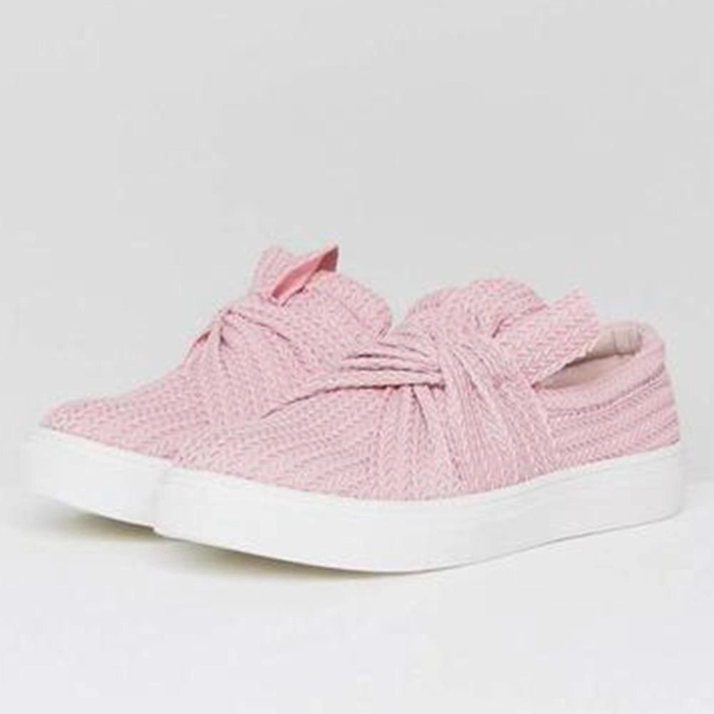 Bow Breathable Flats Slip On Canvas Loafers Anthropologie Loafers