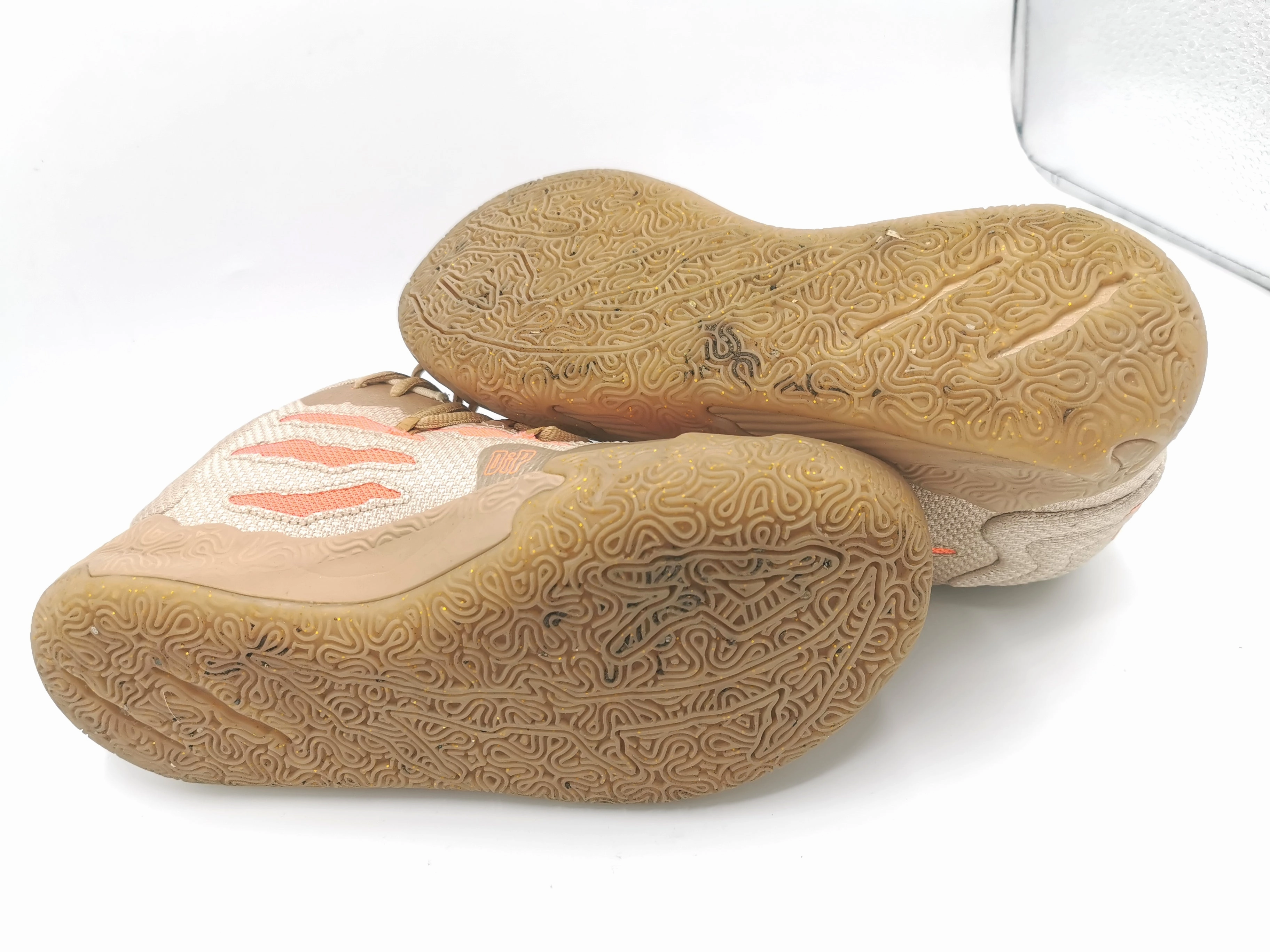 BOYS JUNIOR SIZE 7 US - PUMA x LAMELO BALL MB.03 CNY Gold-Fluro Peach EUC B60 Puma X Duvin Gs Fast Golf Shoes