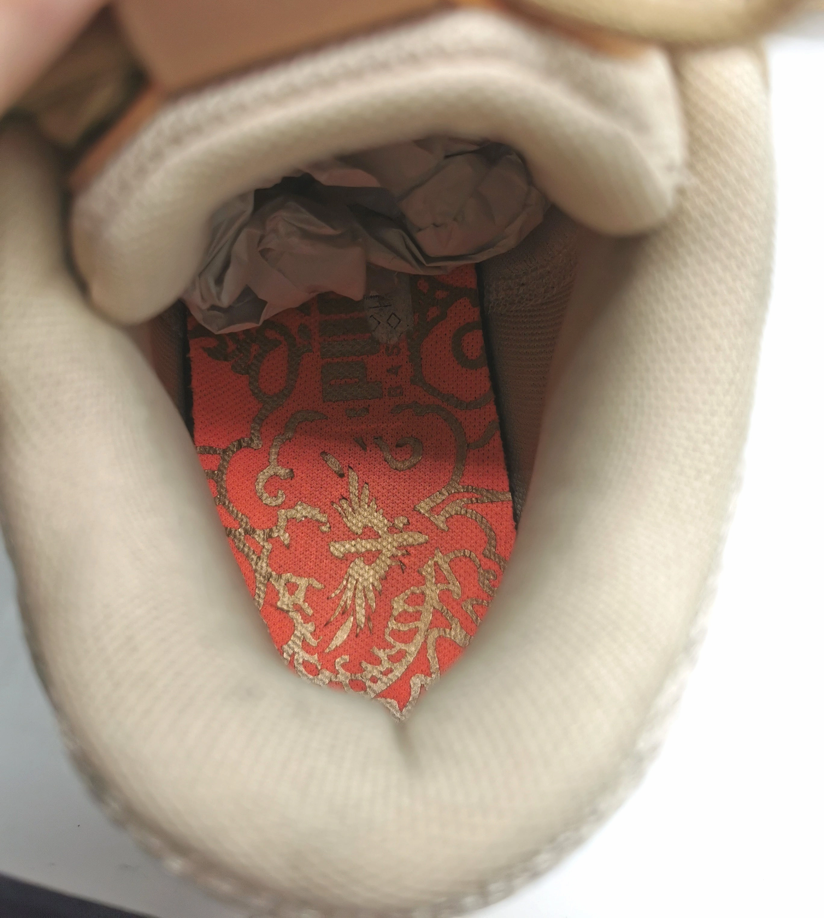 BOYS JUNIOR SIZE 7 US - PUMA x LAMELO BALL MB.03 CNY Gold-Fluro Peach EUC B60 Puma Unisex Lamelo Ball Mb.03 Basketball Shoes