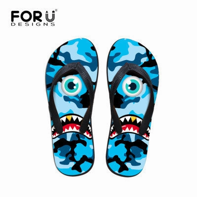 Coolest House Slippers Brand High Quantity Sandals Casual Summer Men Flip Flops Black Emoji Boys Slippers Fashion Rubber Beach Flats Shoes Comfortable