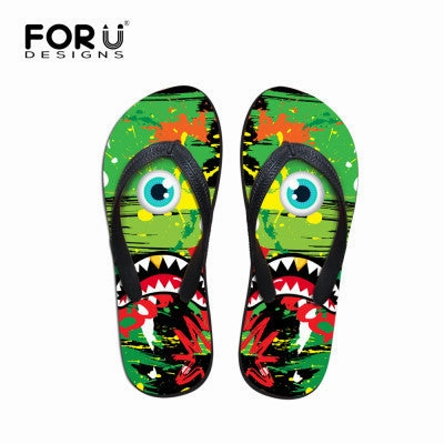 Custom Picture Slippers Brand High Quantity Sandals Casual Summer Men Flip Flops Black Emoji Boys Slippers Fashion Rubber Beach Flats Shoes Comfortable