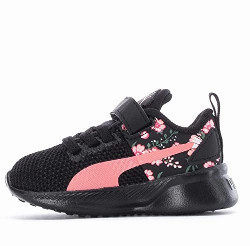 PUMA Baby Flyer Runner Hook and Loop, Floral/Black/Apricot Blush, 5 US Toddler Puma 2.0 Shoes