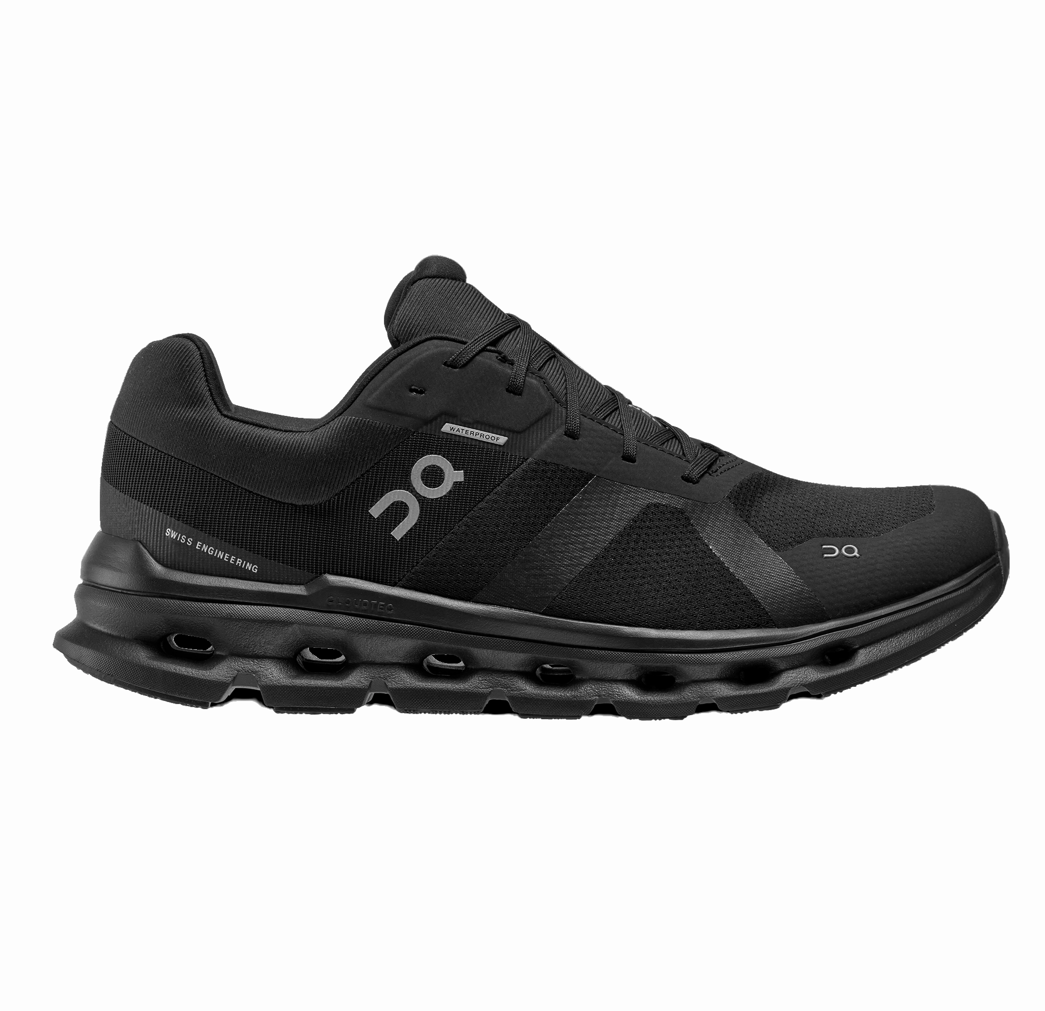 On Running Men's Cloudrunner Waterproof  Shoes - Stone / Black Casual Running Shoes