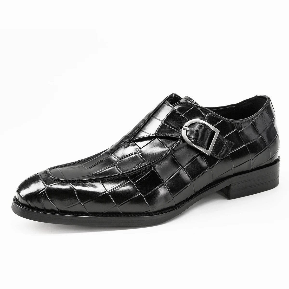 Casual Shoes To Buy Breathable Genuine Leather Lace-Up Business Shoes for Men