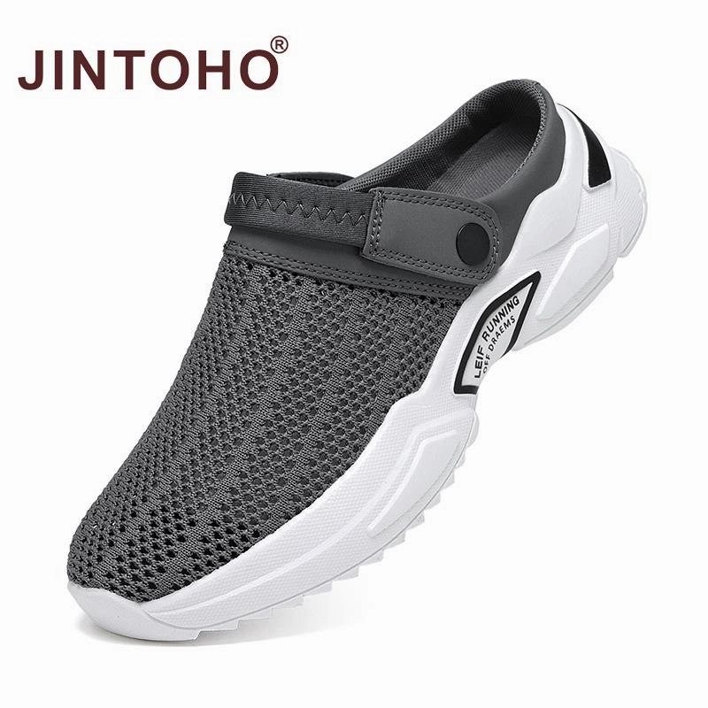 2022 Unisex Summer Sandal Mesh Mules Breathable Padded Beach Flip Flops Shoes Solid Flat Bath Slippers Outside Mens Slippers Sandals Jamacia