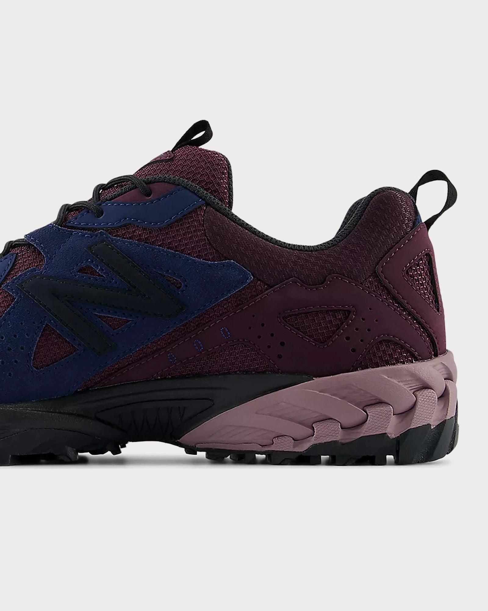 New Balance Wide Men 610Xv1  Plum Brown / NB Navy / Ice Wine Low Top Sneakers