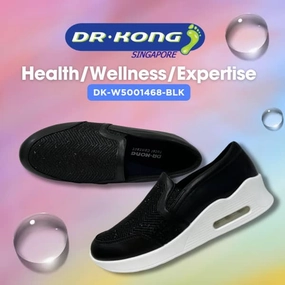 Casual Stylish Orthopedic Shoes DR.KONG WOMEN COMFORT CASUAL SHOES DK-W5001468-BLK(RP : $179)
