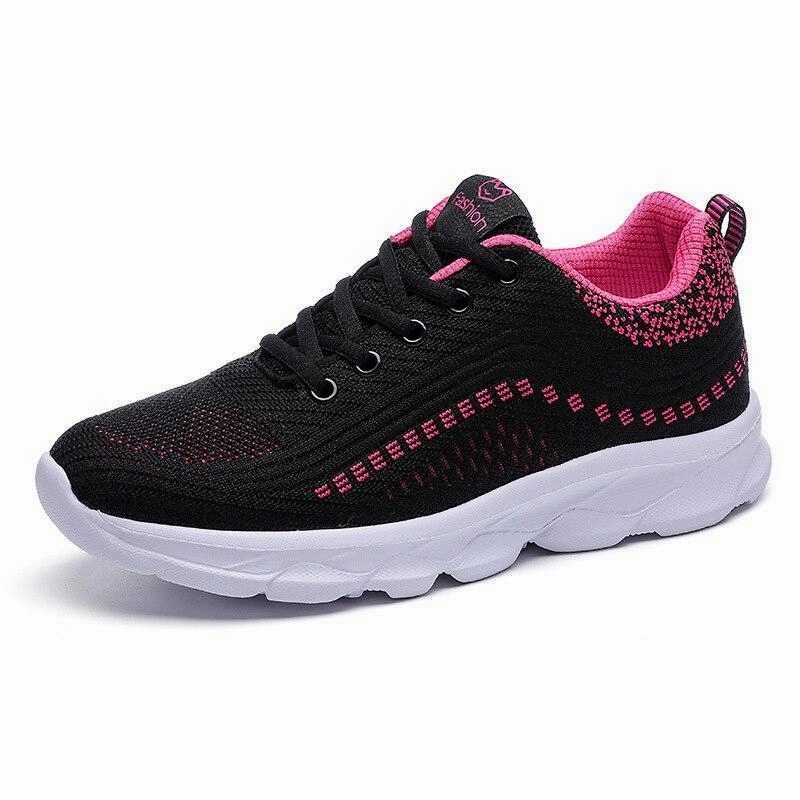 platform lace-up mesh breathable comfortable casual shoes women sneakers plus size 2021 Latest Jordan Sneakers